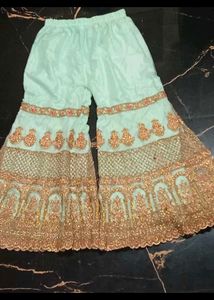 Elegant Mint &amp; Gold Indian Wedding Outfit
