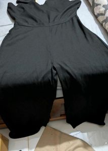Chic Black Halter backless Jumpsuit
