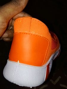 ORANGE STYLISH SHOE FOR MEN