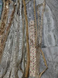 Embellished Laces for Sarees &amp; Dupattas