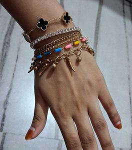 Bracelet and anklet Boho Beaded Charm