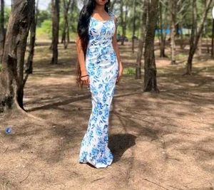 Floral Print Maxi Dress