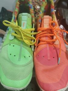 Vibrant Color Block Sneakers