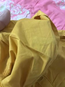 Stylish Yellow Button-Up Blouse