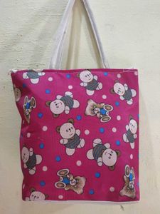 Cute Teddy Prints Shopping Bag – Lightweight