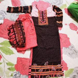 Women Plazzo Suit With Dupatta