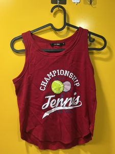 Red Tennis Championship Tank Top