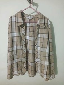 Casual Plaid Button-Up Shirt