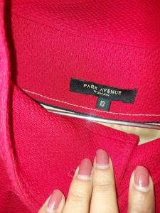 Park Avenue Branded Red Jacket (New)