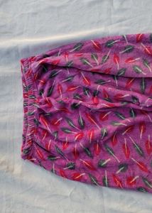 Cozy Feather Print Pajama Pants