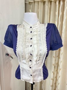 Vintage Ruffle Blouse