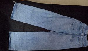 Blue Denim Jeans with Heart Cutouts