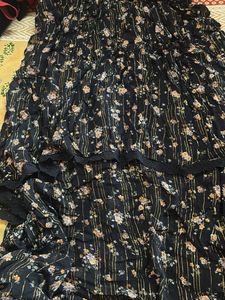 ZARA floral tiered dress