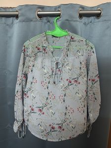 Chic Floral Print Blouse