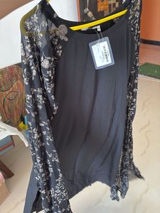 Ahalyaa Black Kurti - Size M
