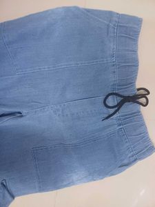 2 Denim Cargo Jogger Pants