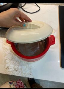 Red Casserole Dish with Lid