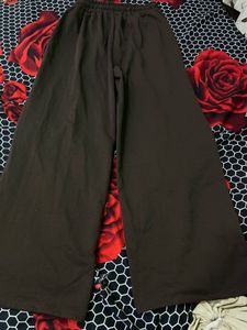 Wide Leg Brown Sweatpants