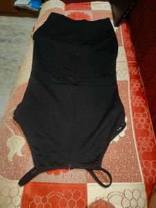 Black Lace Trim Camisole Dress