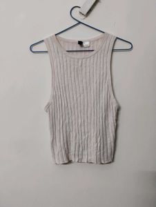 Ribbed Knit Tank Top H&M