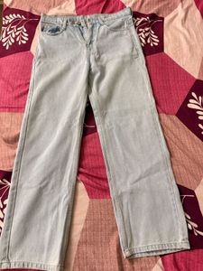 Light Wash Wide Leg Jeans
