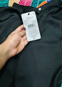 SHEIN Black Puff Sleeve Dress