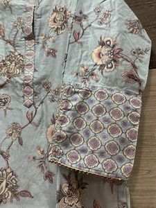 Floral Print Kurta