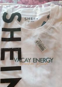Vacay Energy White Graphic Tee