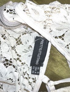 Lace Corset Bustier Top