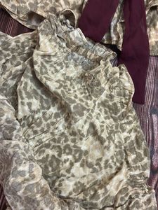 Co ord ruffle top n skort set