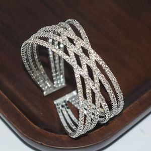 Sparkling Crystal Cuff Bracelet