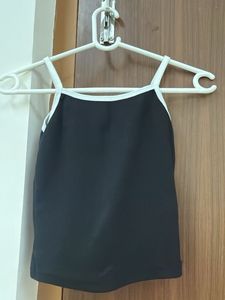 Black "Obvious" Graphic Tank Top