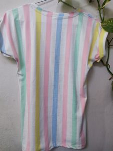 Pastel Multicolour Top For Girls