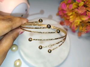 Elegant Gold Arm Cuff Bracelet