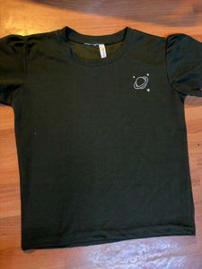 Olive Green Graphic T-Shirt