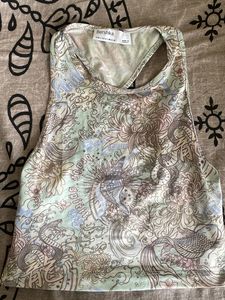 Backless Crop Top from Bershka