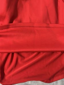 Red Party Dress with Cutout Detail