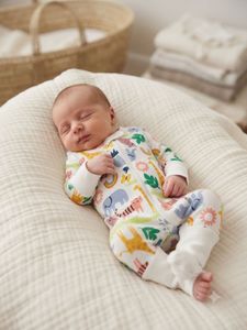 Printed Onesie Romper For New Born Baby