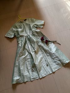SAAKI BRAND New Green Flared Dress