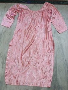 Punjabi Pink Embroidered Kurta Patiala salwar Set