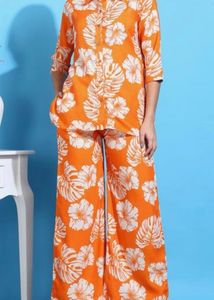 Vibrant Floral Print Co-ord Set