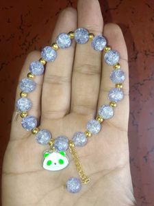 Cute Panda Charm Beaded Bracelet