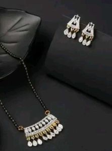 Elegant Mangalsutra &amp; Earring Set