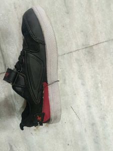 Sparx Black Sneakers