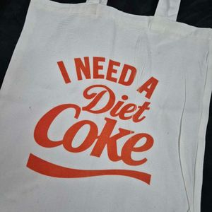 Diet Coke Canvas Tote Bag