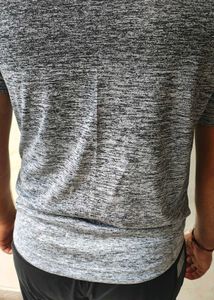 Men's Grey black Marl T-Shirt
