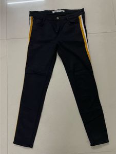 Stylish Black Pants with Side Stripes