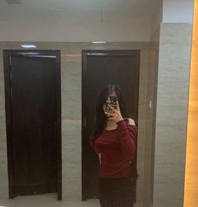 Burgundy One-Shoulder Top