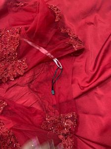 beautiful red beaded gown🎀❤️