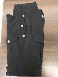 Stylish Black Kurta pathani set